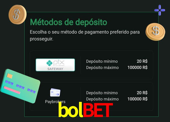 O cassino bolbet oferece uma grande variedade de métodos de pagamento